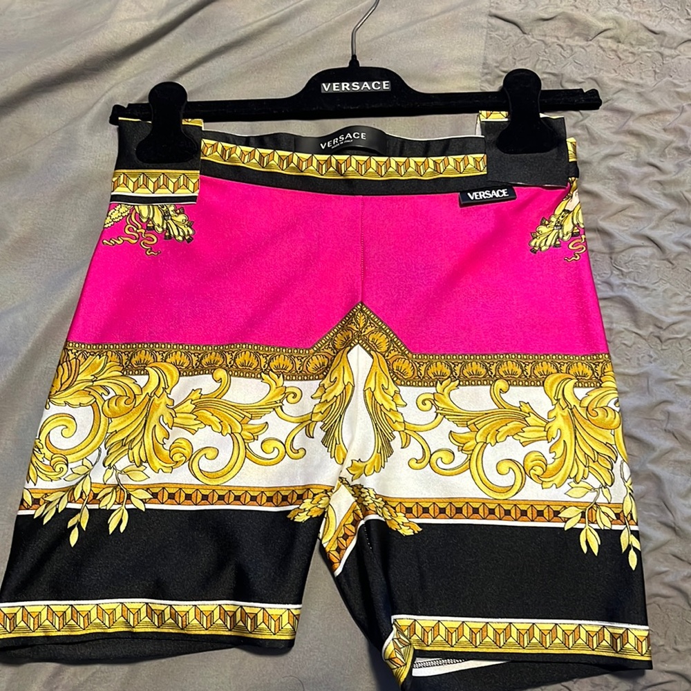 Versace biker shorts